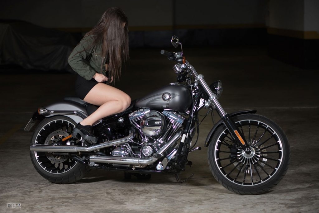 Ensaio com moto